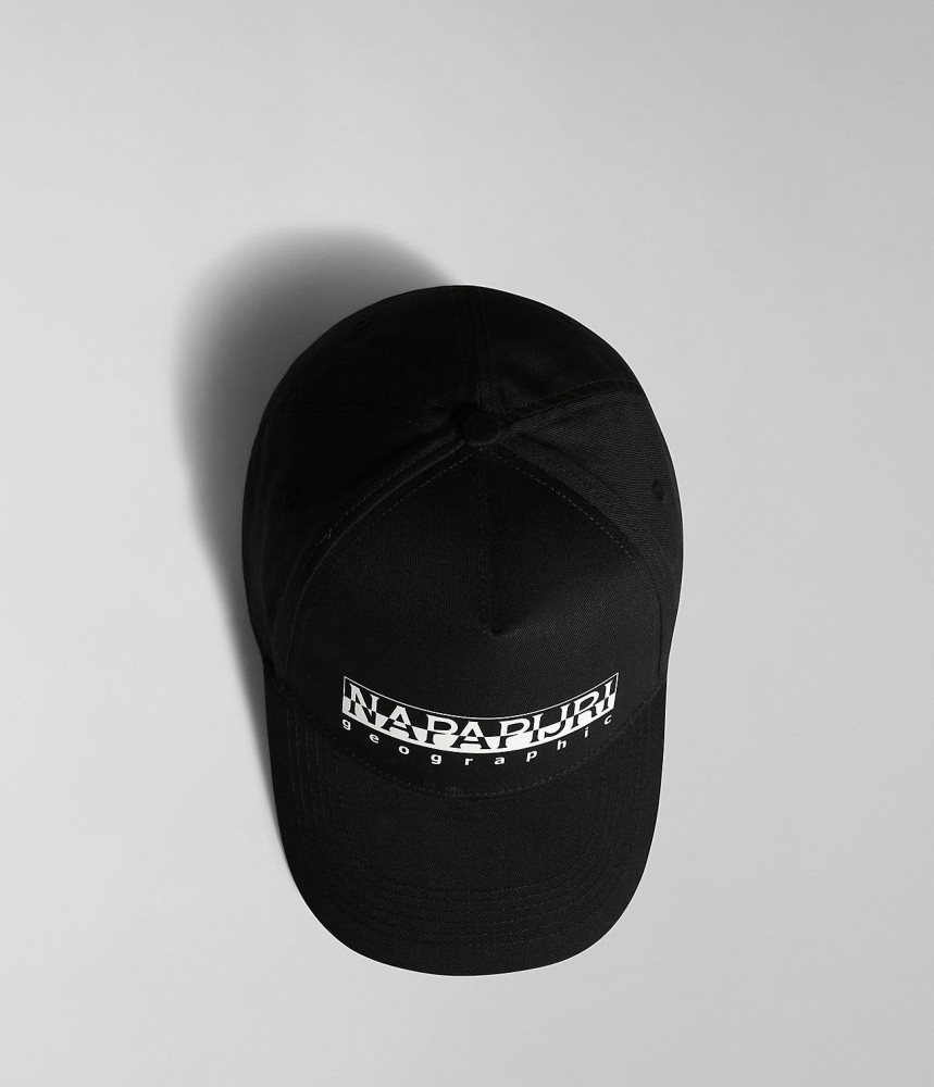 Napapijri Box Cap Hoeden Heren Zwart | FTKQDSR-09