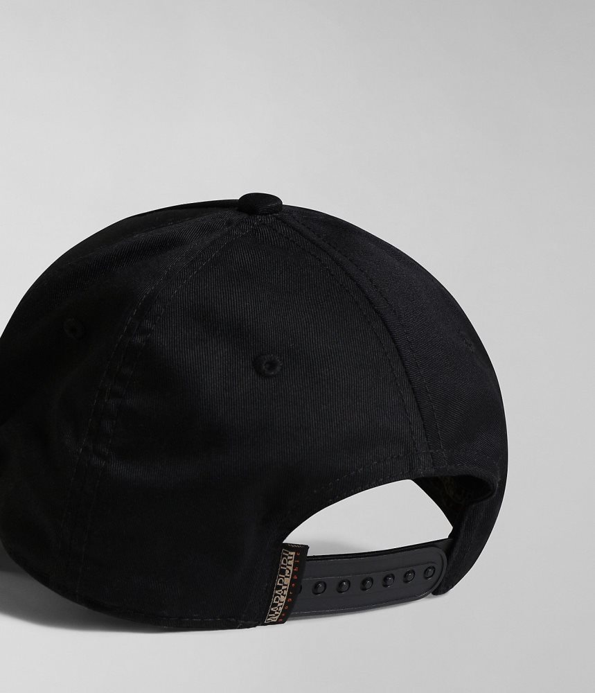 Napapijri Box Cap Hoeden Heren Zwart | FTKQDSR-09