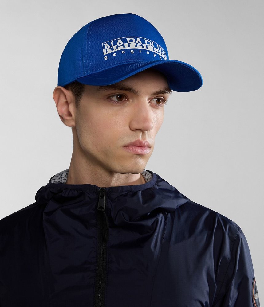 Napapijri Box Cap Hoeden Kinderen Blauw | FXGNSMI-73