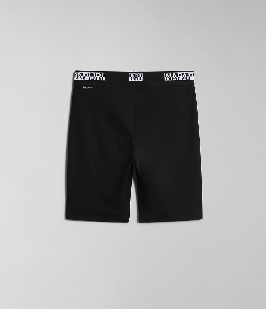 Napapijri Box Cycling Shorts Korte Broek Dames Zwart | WGNLDIH-74
