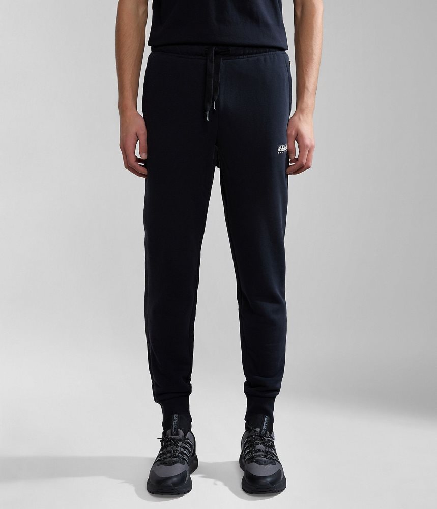 Napapijri Box Joggers Joggingbroek Heren Zwart | WMALGFQ-07