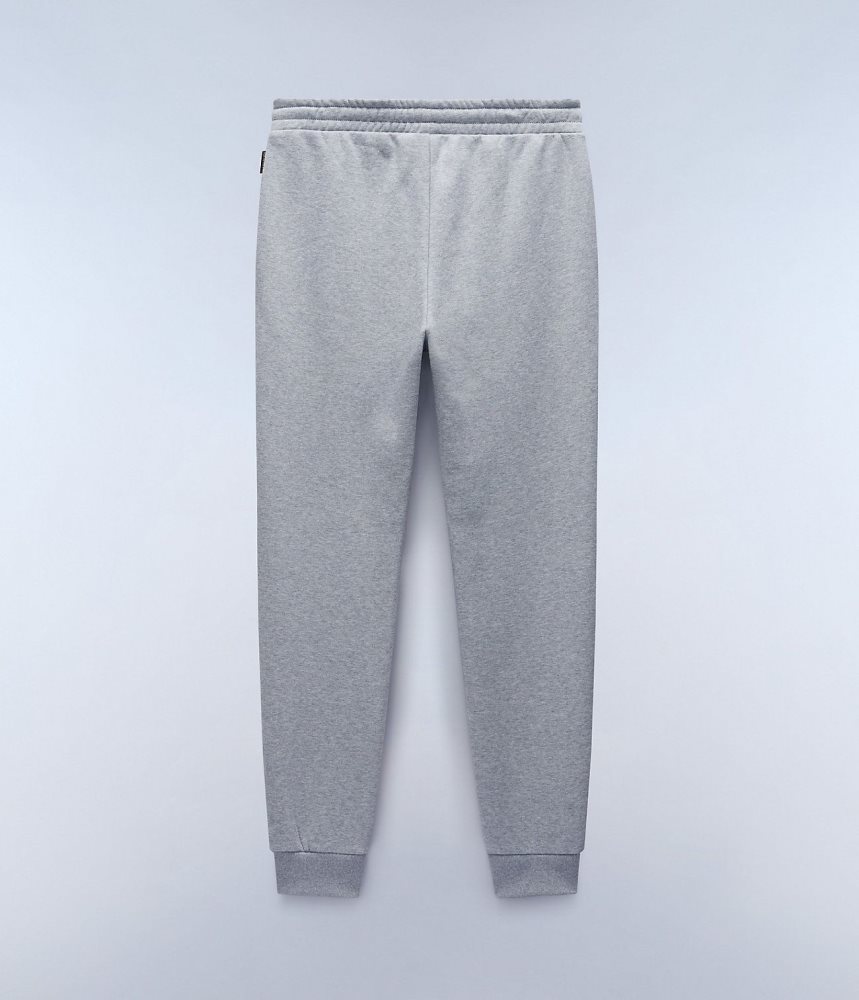 Napapijri Box Logo Joggers Joggingbroek Heren Grijs | KXTUFDM-23