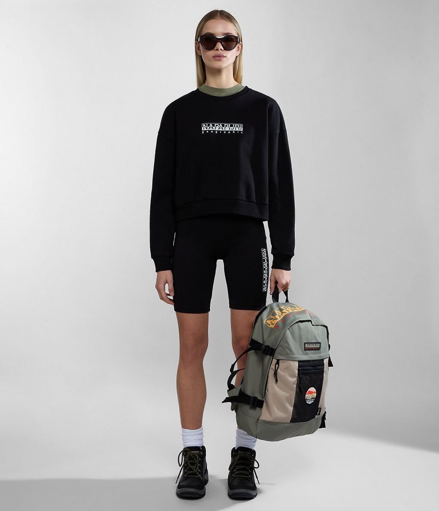 Napapijri Box Sweatshirt Sweatshirts Dames Zwart | XVACZYH-78
