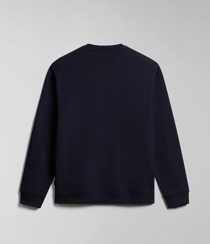 Napapijri Box Sweatshirt Sweatshirts Heren Donkerblauw | TVIOLXW-35