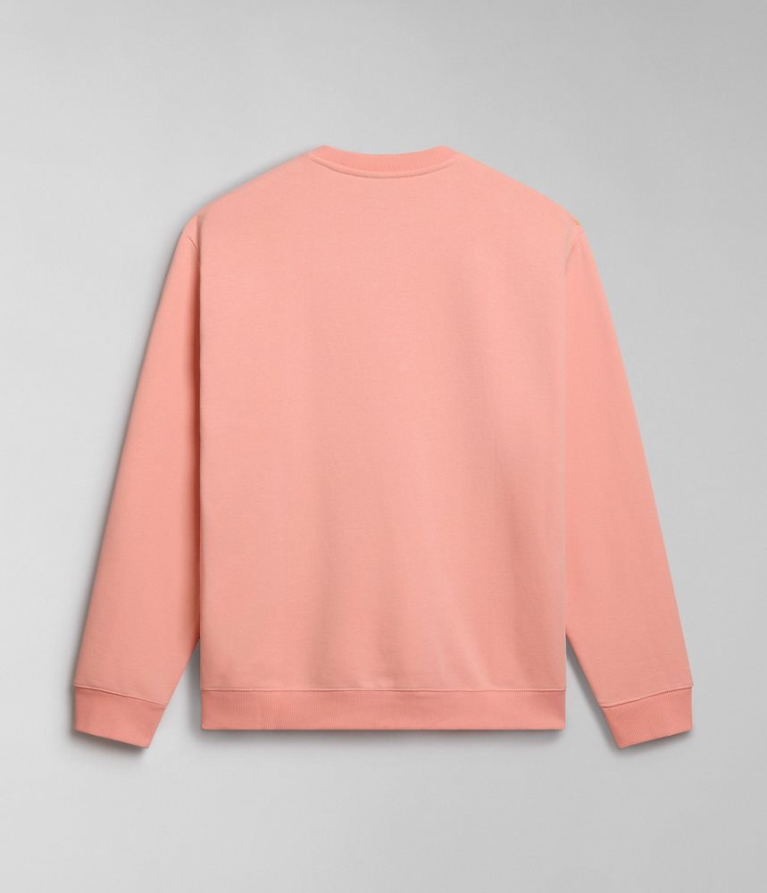 Napapijri Box Sweatshirt Sweatshirts Heren Roze | MIAOEVR-20