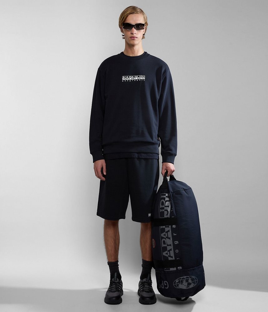 Napapijri Box Sweatshirt Sweatshirts Heren Zwart | GTZCYID-97