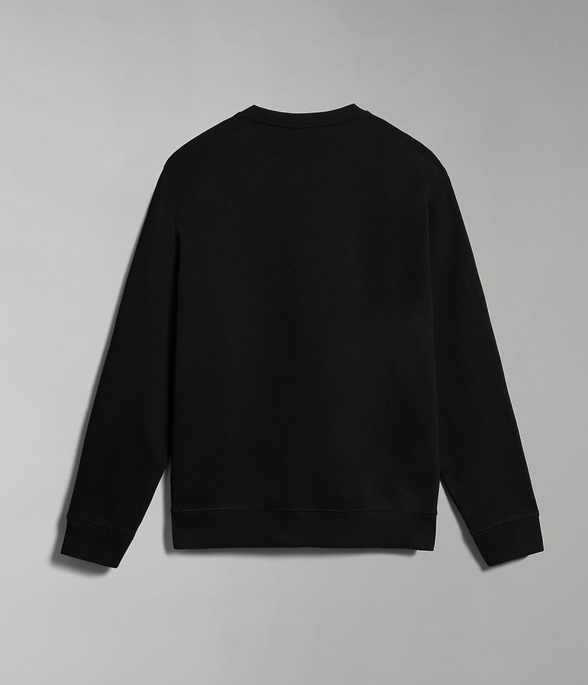 Napapijri Box Sweatshirt Sweatshirts Heren Zwart | GTZCYID-97