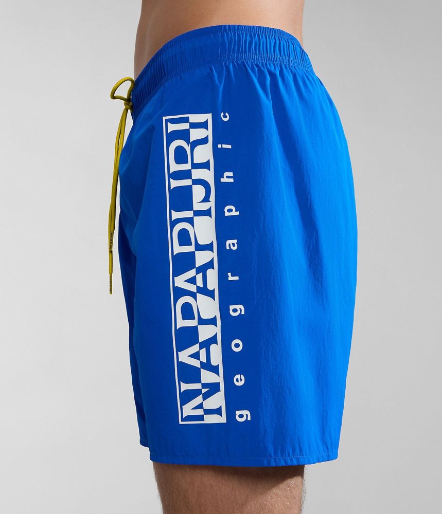 Napapijri Box Swimming Trunks Zwembroek Heren Blauw | BOHZYIC-28