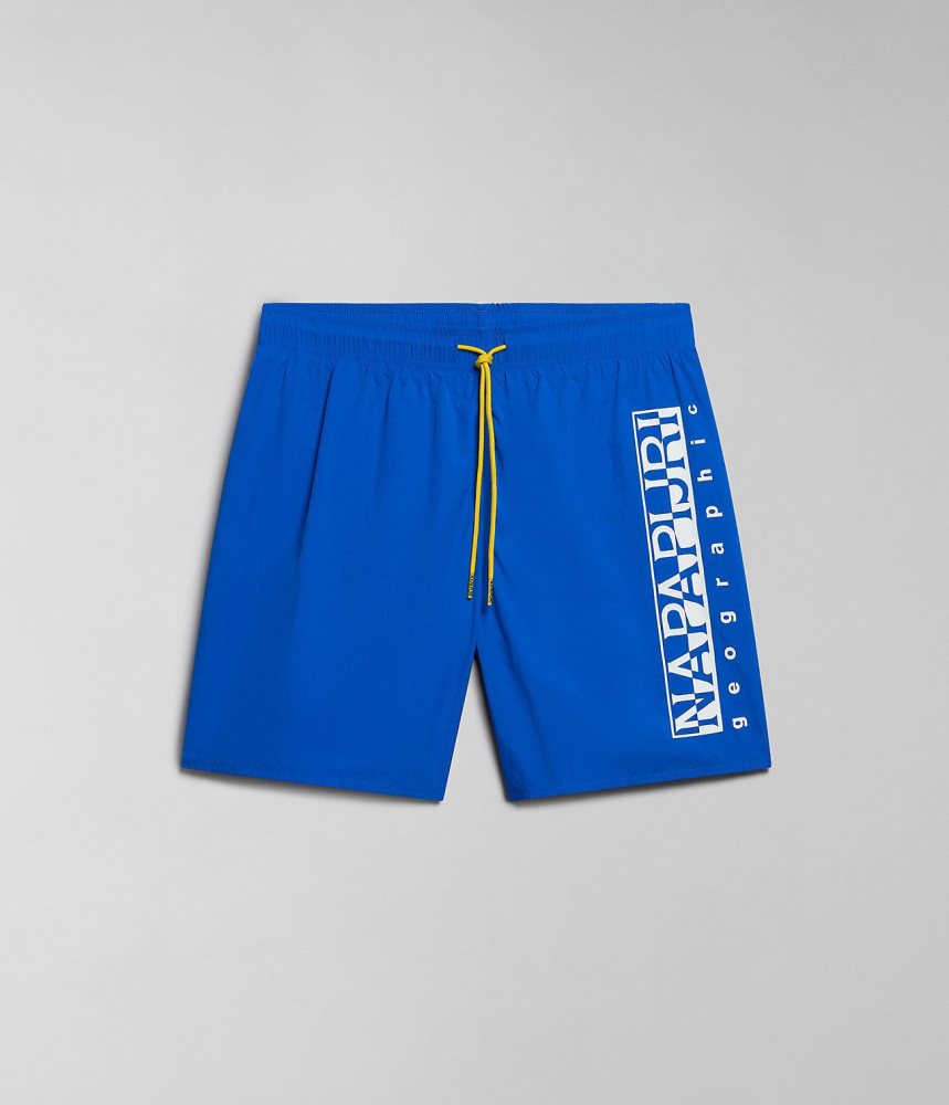 Napapijri Box Swimming Trunks Zwembroek Heren Blauw | BOHZYIC-28