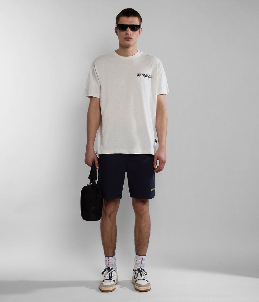 Napapijri Boyd Bermuda Shorts Korte Broek Heren Donkerblauw | CQBUVFI-23