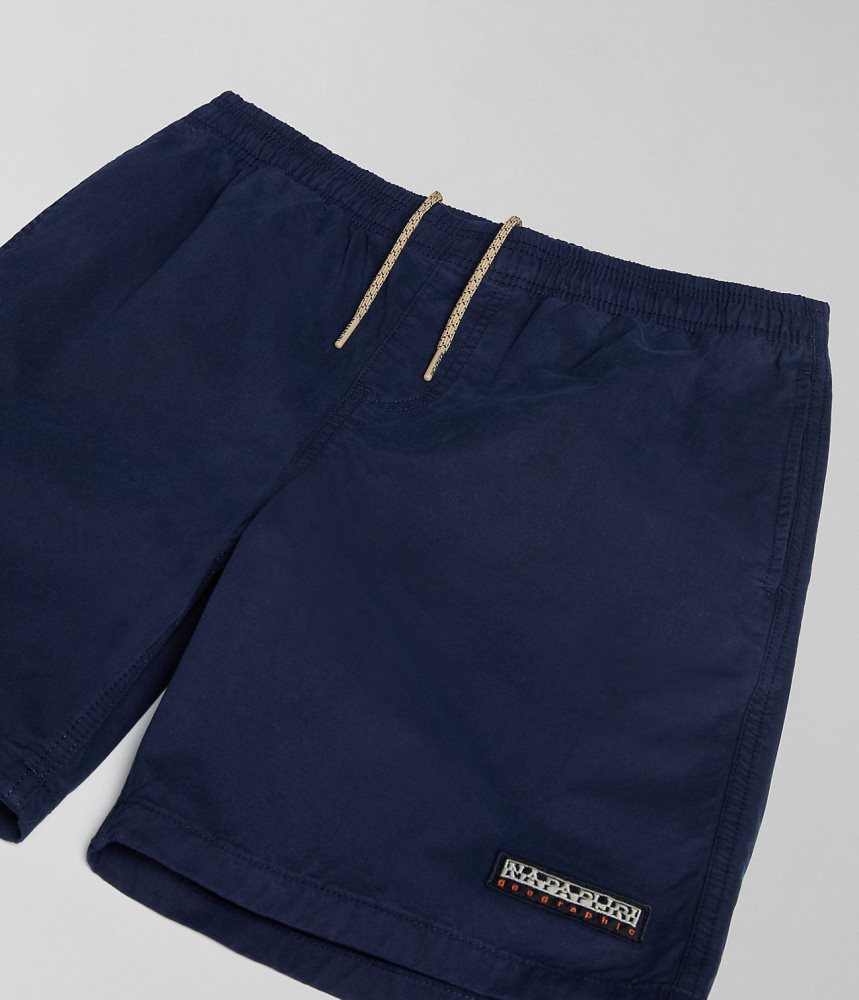 Napapijri Boyd Bermuda Shorts Korte Broek Heren Donkerblauw | CQBUVFI-23