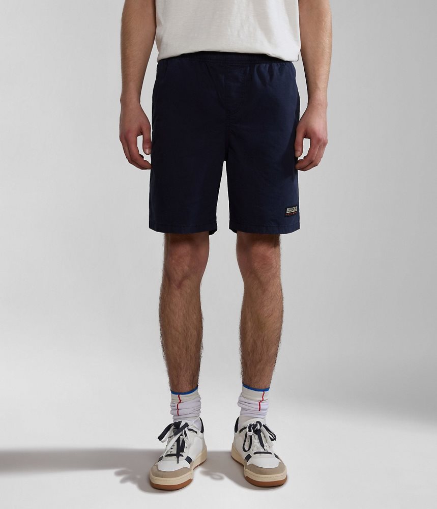 Napapijri Boyd Bermuda Shorts Korte Broek Heren Donkerblauw | CQBUVFI-23