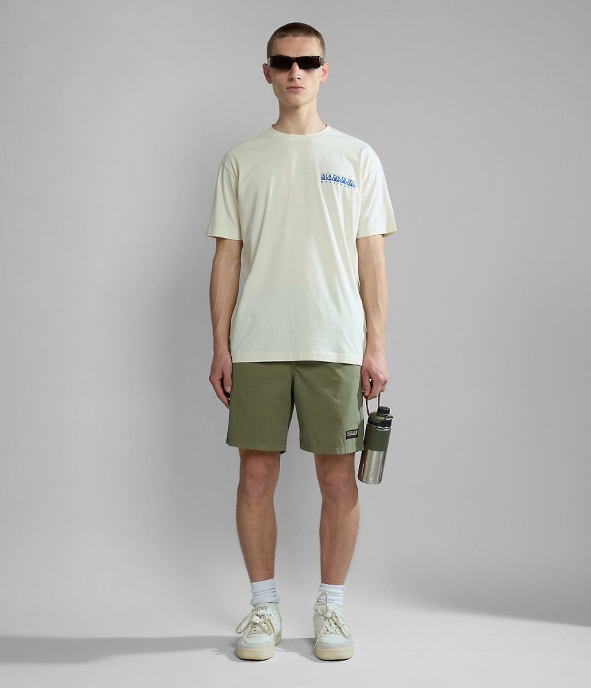 Napapijri Boyd Bermuda Shorts Korte Broek Heren Groen | WUFNCBP-53