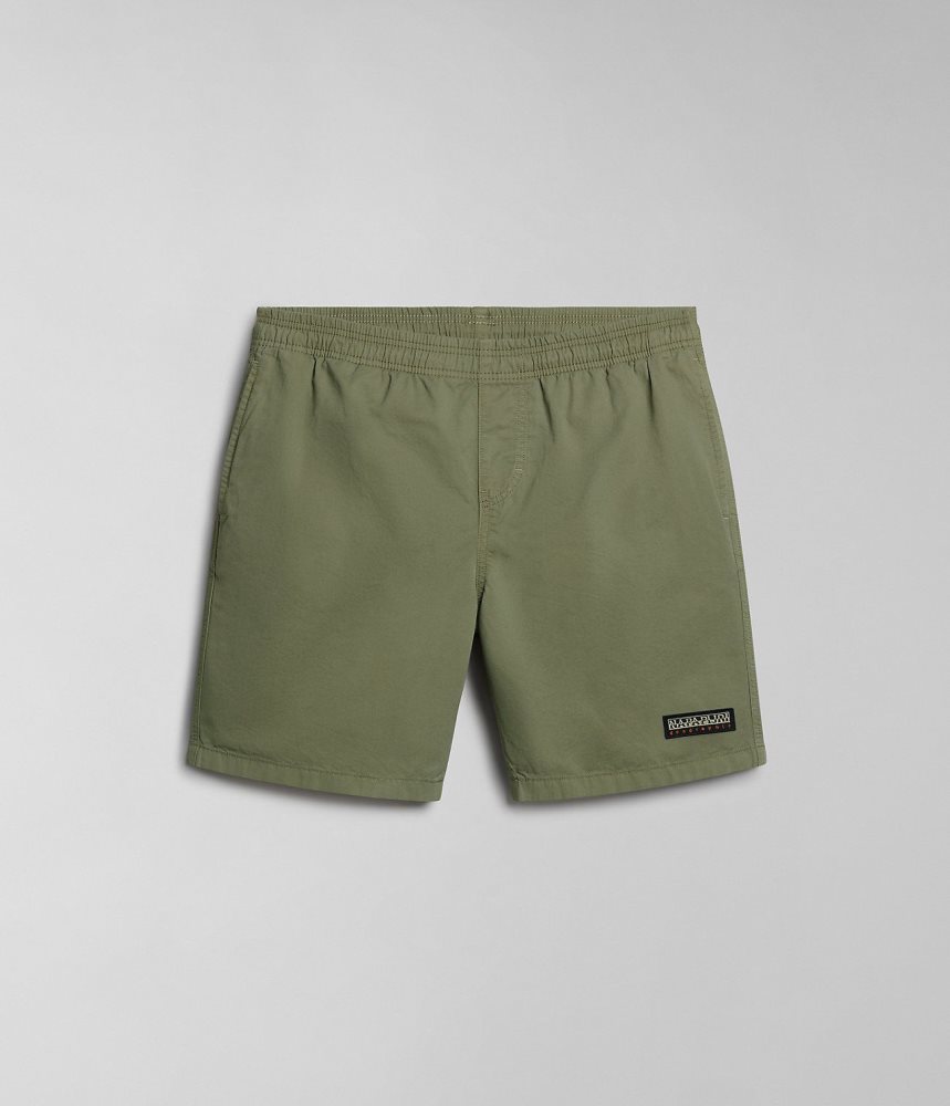 Napapijri Boyd Bermuda Shorts Korte Broek Heren Groen | WUFNCBP-53