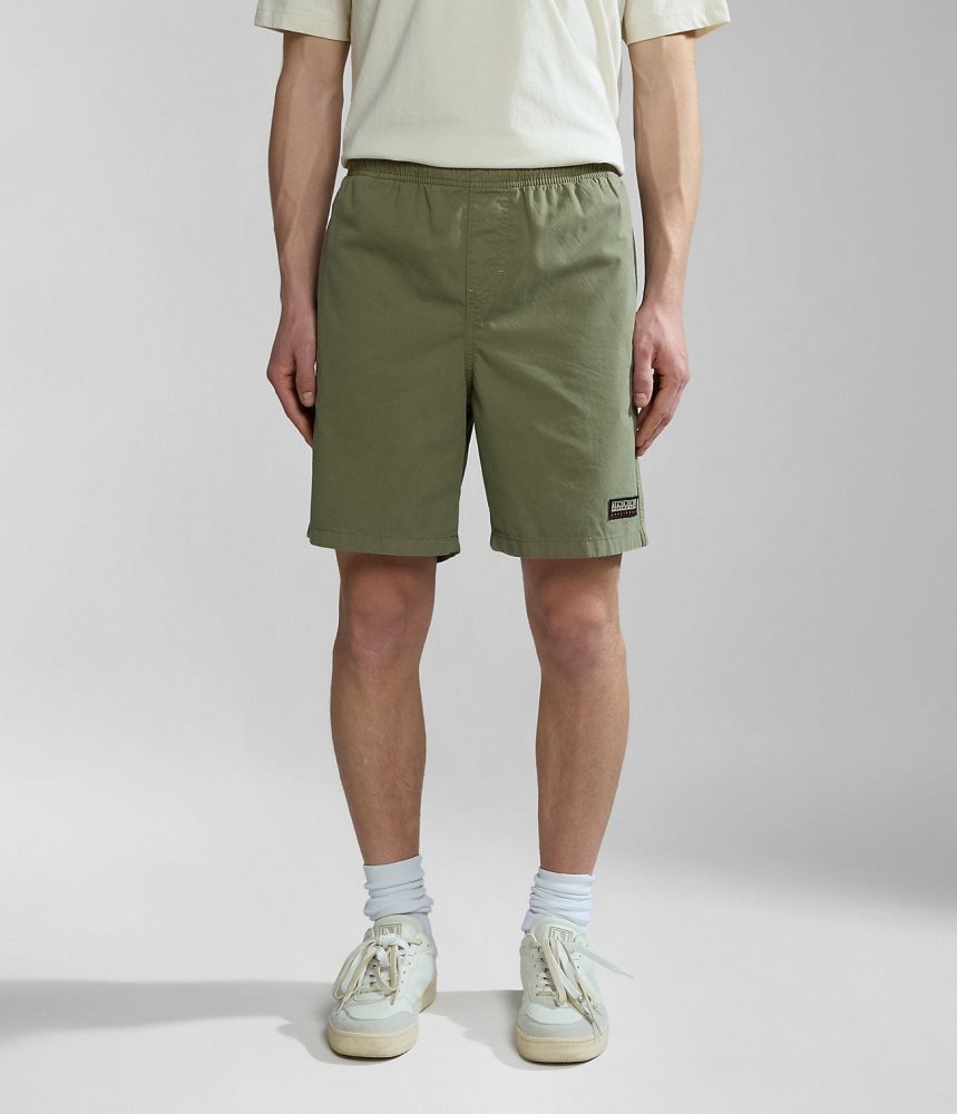 Napapijri Boyd Bermuda Shorts Korte Broek Heren Groen | WUFNCBP-53