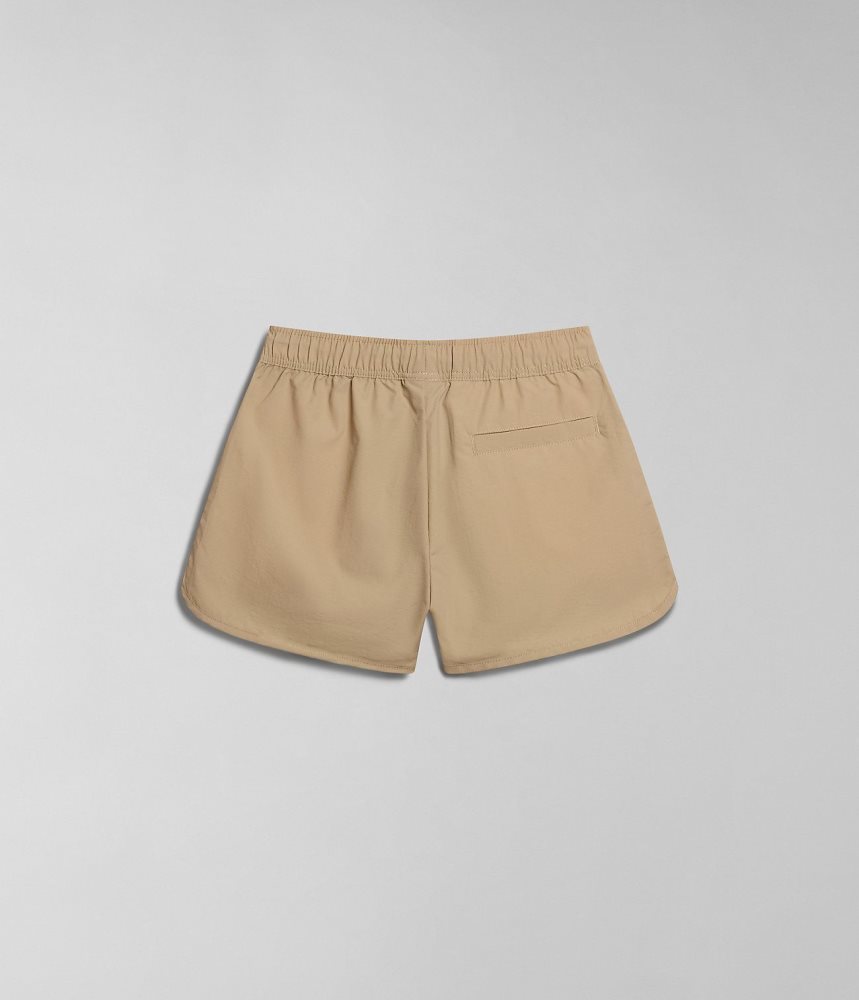 Napapijri Boyd Bermuda Shorts Korte Broek Dames Beige | JVRYHTP-39