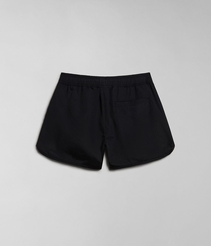 Napapijri Boyd Bermuda Shorts Korte Broek Dames Zwart | IMRPZTC-83