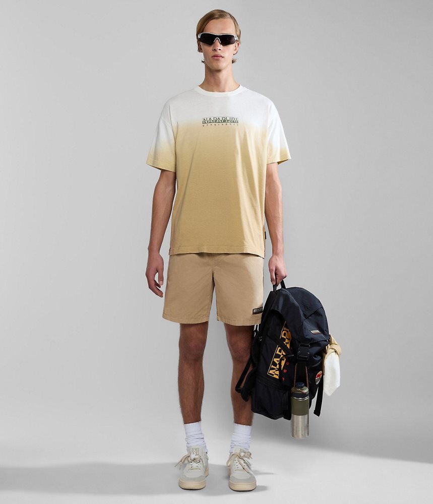Napapijri Boyd Bermuda Shorts Korte Broek Heren Beige | FZGBJRS-15