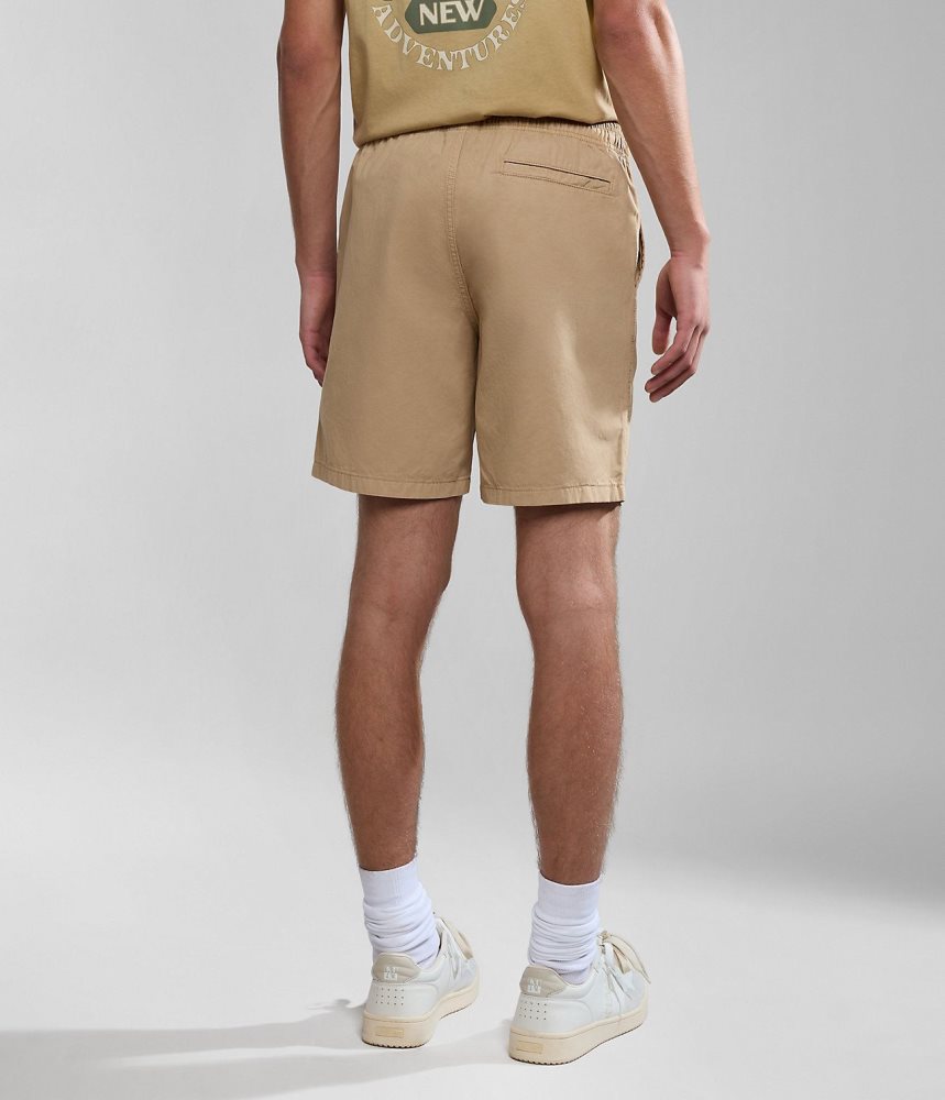 Napapijri Boyd Bermuda Shorts Korte Broek Heren Beige | FZGBJRS-15