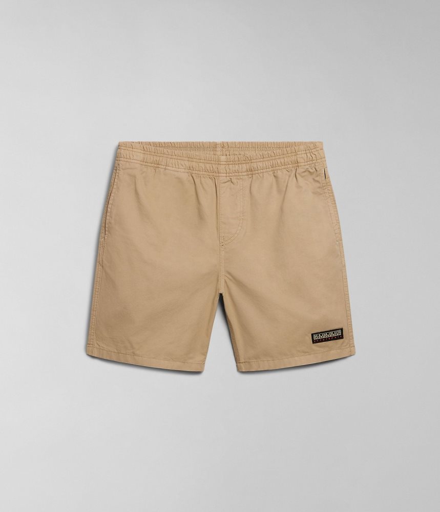 Napapijri Boyd Bermuda Shorts Korte Broek Heren Beige | FZGBJRS-15