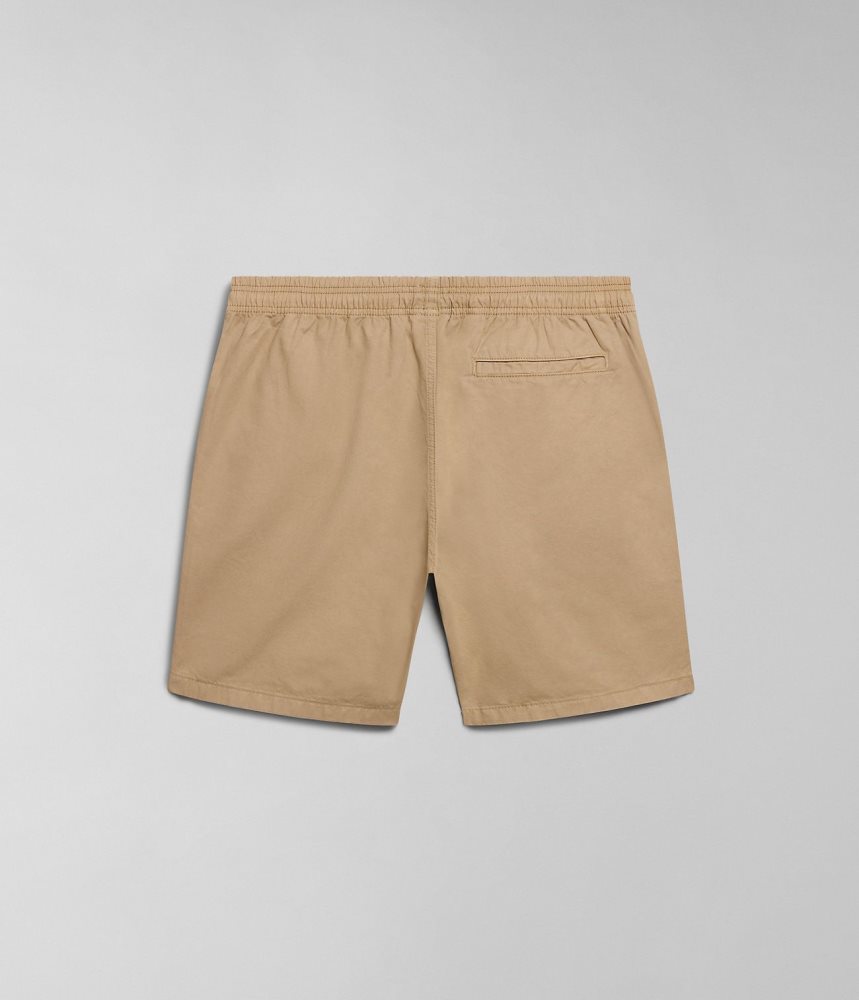 Napapijri Boyd Bermuda Shorts Korte Broek Heren Beige | FZGBJRS-15
