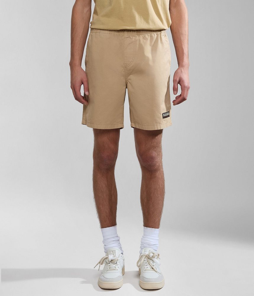 Napapijri Boyd Bermuda Shorts Korte Broek Heren Beige | FZGBJRS-15