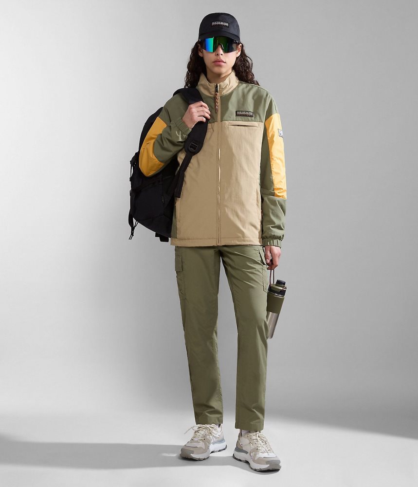 Napapijri Boyd Short Jacket Short Jackets Dames Groen | LQNVOJT-83