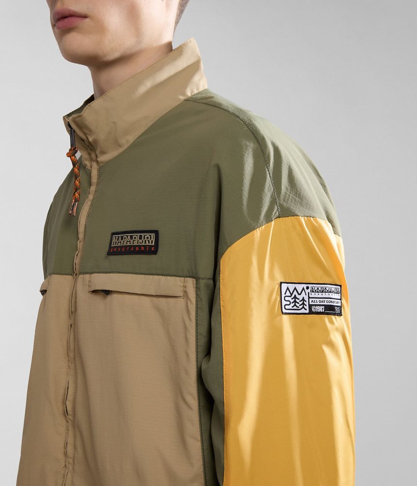 Napapijri Boyd Short Jacket Windjak Dames Groen | GUWBEXK-23