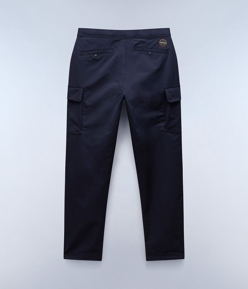 Napapijri Broc Cargo Trousers Cargo Broek Heren Donkerblauw | VJPUMNF-89