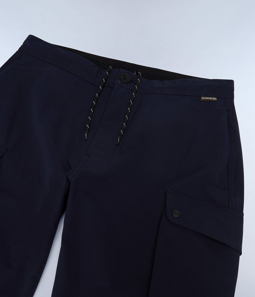 Napapijri Broc Cargo Trousers Cargo Broek Heren Donkerblauw | VJPUMNF-89