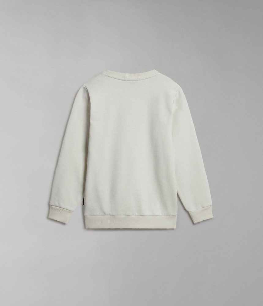 Napapijri Brunt Sweatshirt (4-16 YEARS) Sweatshirts Kinderen Wit | QHJTMSD-97
