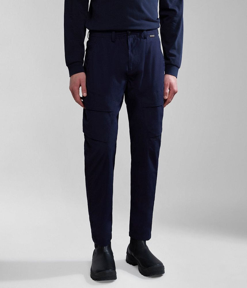 Napapijri Carchi Cargo Trousers Cargo Broek Heren Donkerblauw | MCEOLSQ-51
