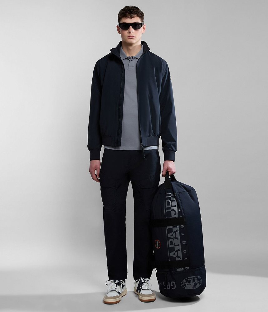 Napapijri Carchi Cargo Trousers Cargo Broek Heren Zwart | YMIGFVH-53