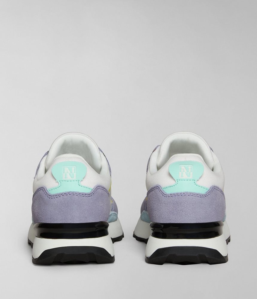 Napapijri Carley Trainers Sportschoenen Dames Wit Paars | CKPGNHT-75