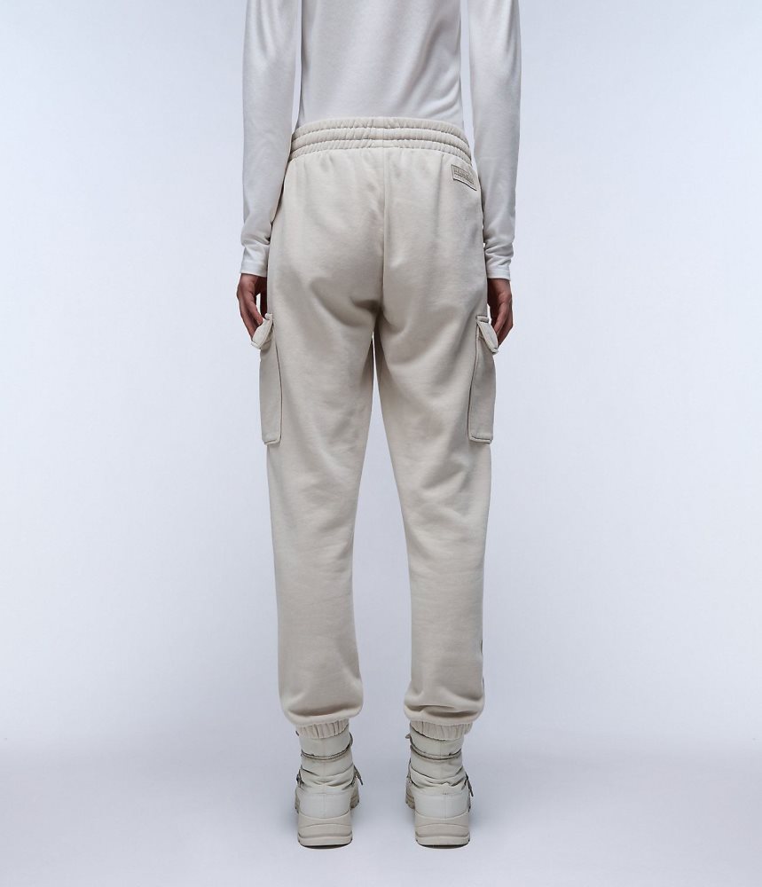 Napapijri Castor Joggers Joggingbroek Dames Beige Zilver | ADOVFRZ-48