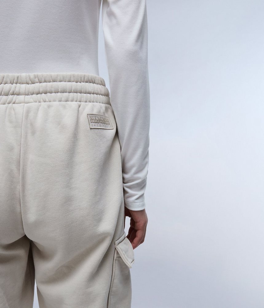 Napapijri Castor Joggers Joggingbroek Dames Beige Zilver | ADOVFRZ-48