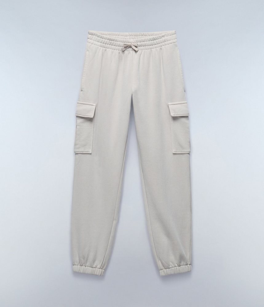 Napapijri Castor Joggers Joggingbroek Dames Beige Zilver | ADOVFRZ-48