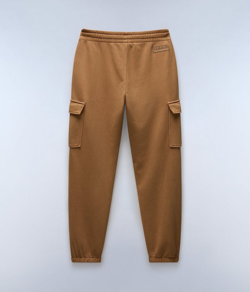 Napapijri Castor Joggers Joggingbroek Dames Bruin | FYHLCJQ-10