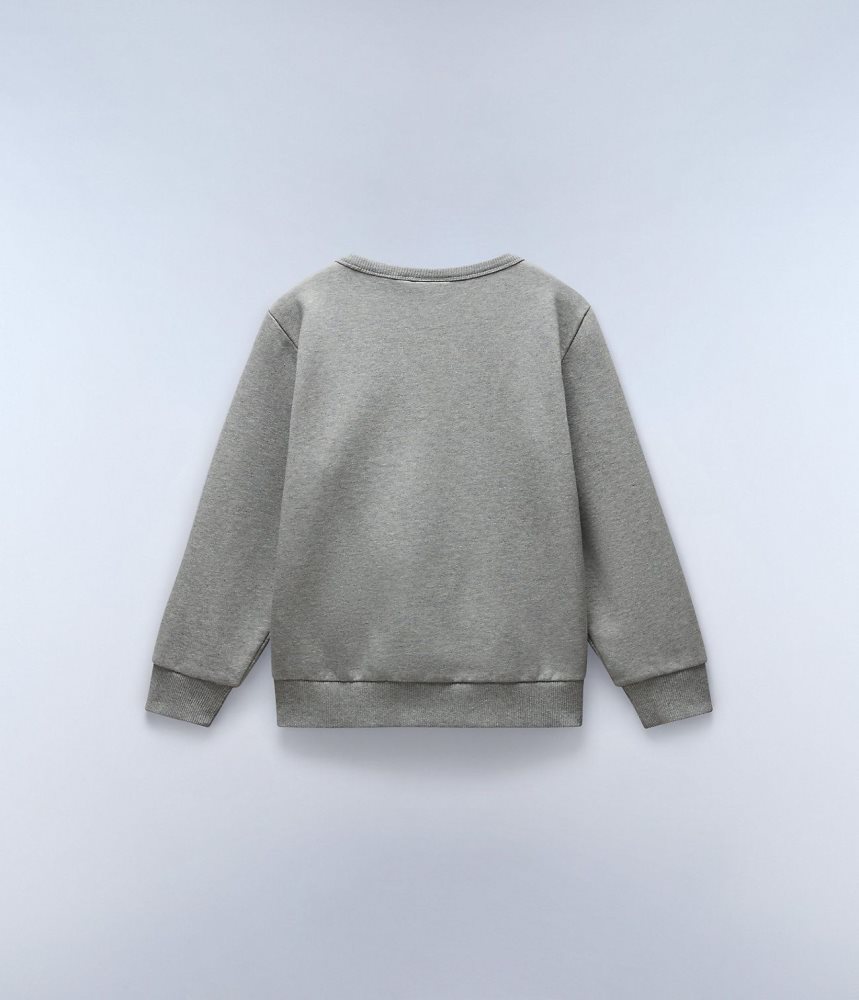 Napapijri Chamois Sweatshirt (4-16 YEARS) Sweatshirts Kinderen Grijs | WZFVREB-91