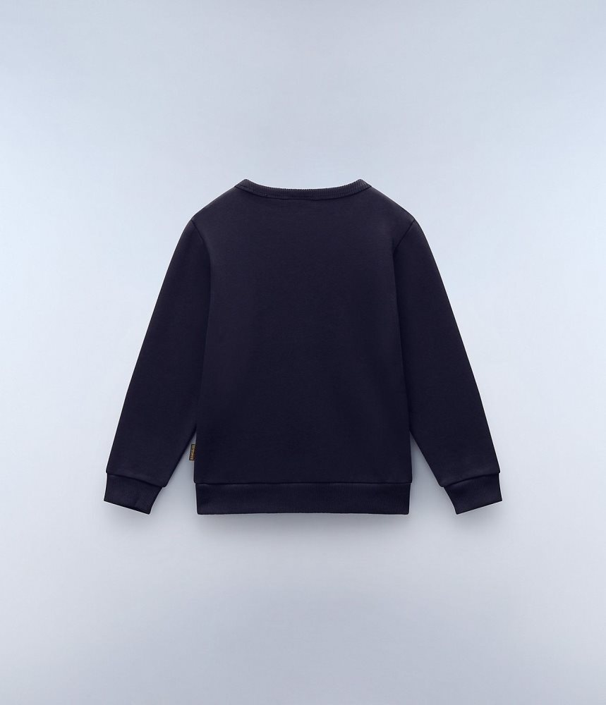 Napapijri Chamois Sweatshirt (4-16 YEARS) Sweatshirts Kinderen Donkerblauw | YUAGZOS-91