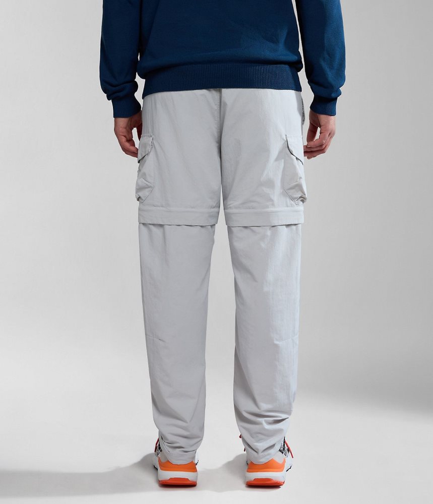 Napapijri Circular Cargo Trousers by Moreno Ferrari Cargo Broek Heren Grijs | RHJMLYS-20