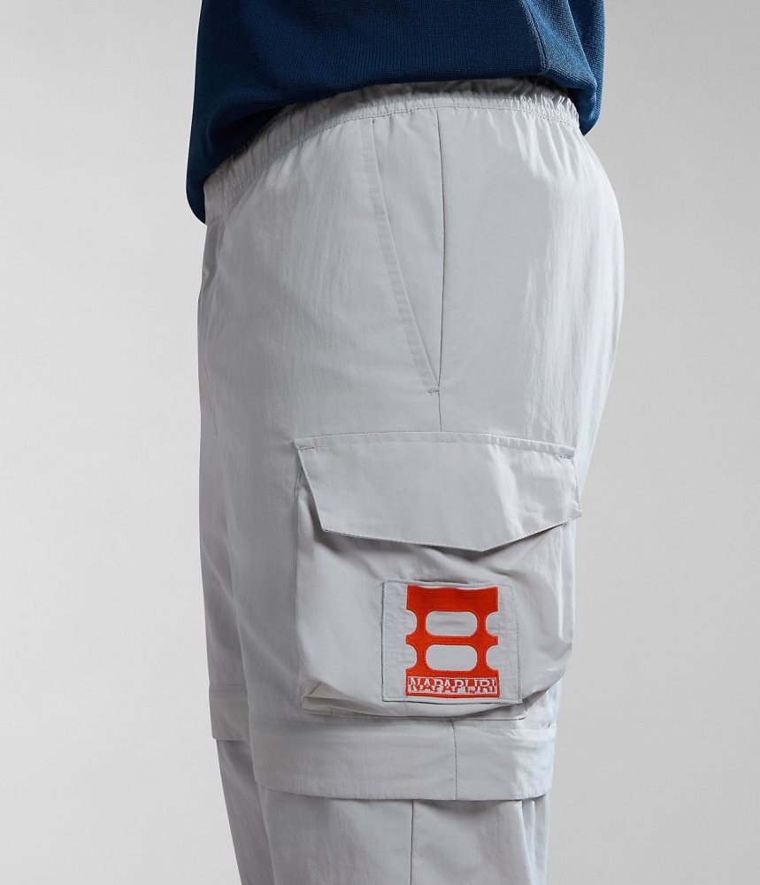 Napapijri Circular Cargo Trousers by Moreno Ferrari Cargo Broek Heren Grijs | RHJMLYS-20