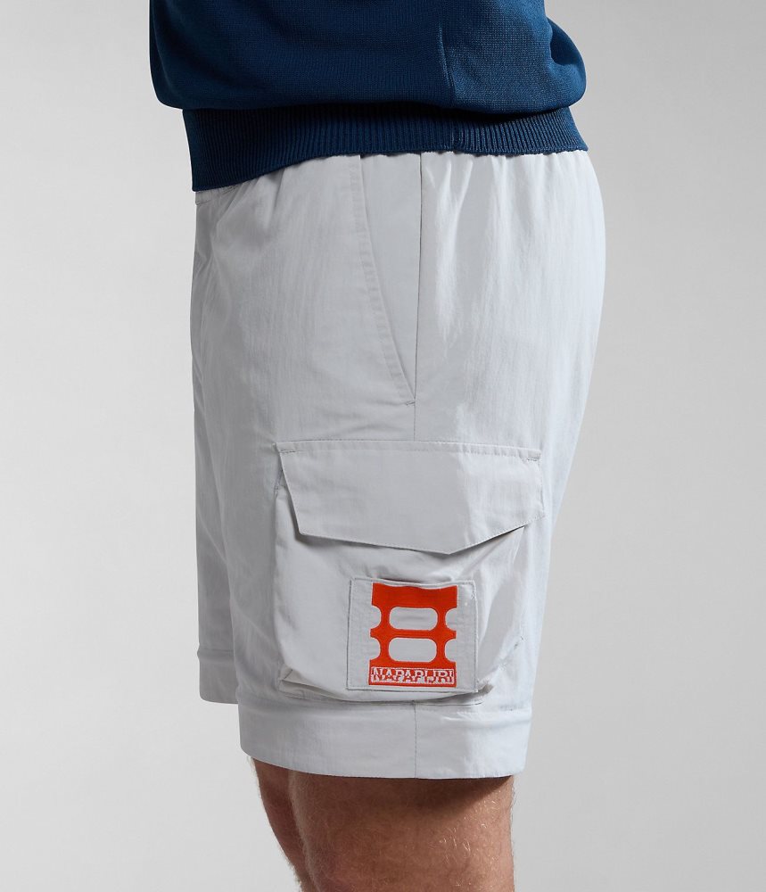 Napapijri Circular Cargo Trousers by Moreno Ferrari Cargo Broek Heren Grijs | RHJMLYS-20