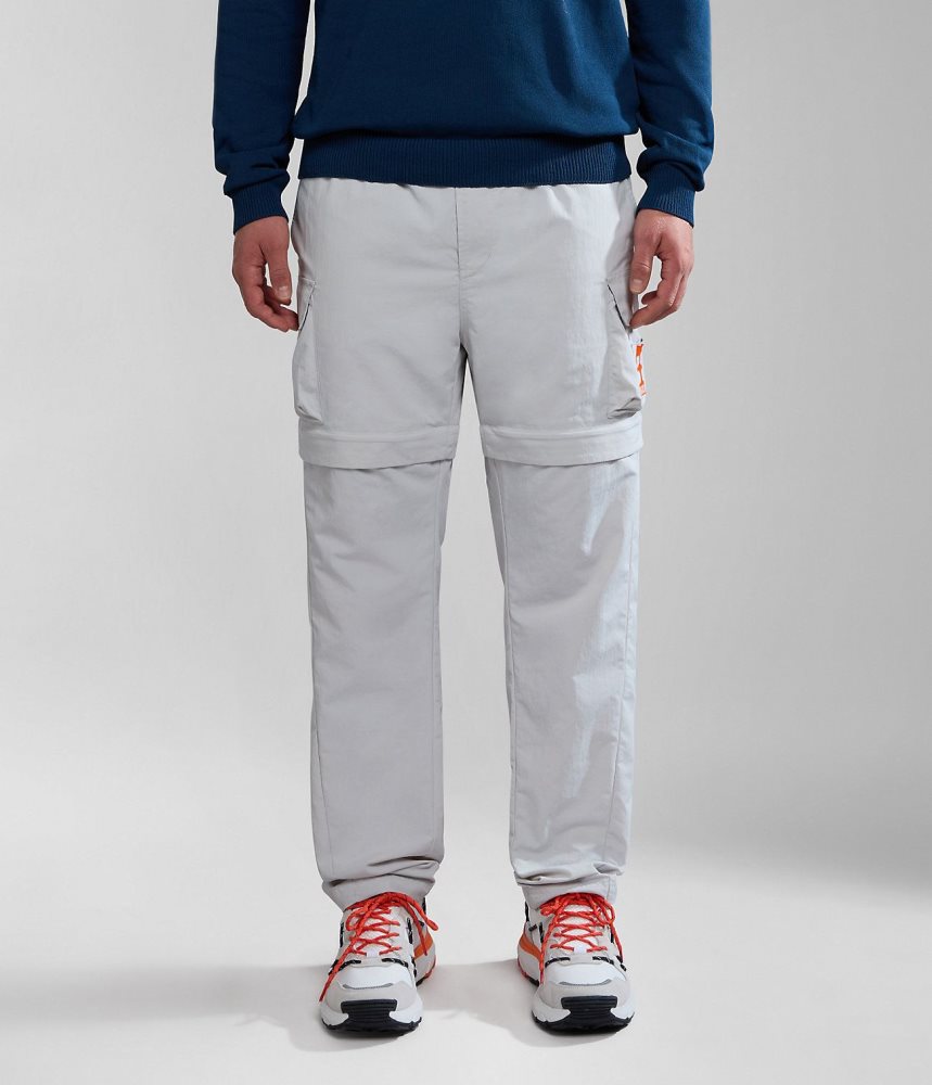 Napapijri Circular Cargo Trousers by Moreno Ferrari Cargo Broek Heren Grijs | RHJMLYS-20