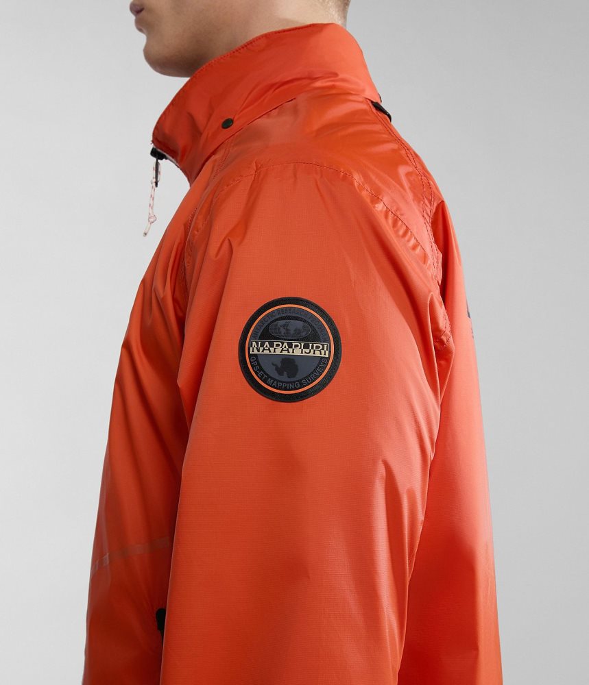 Napapijri Cloudy Windbreaker Lightweight Jackets Heren Oranje | FDRSBPA-79