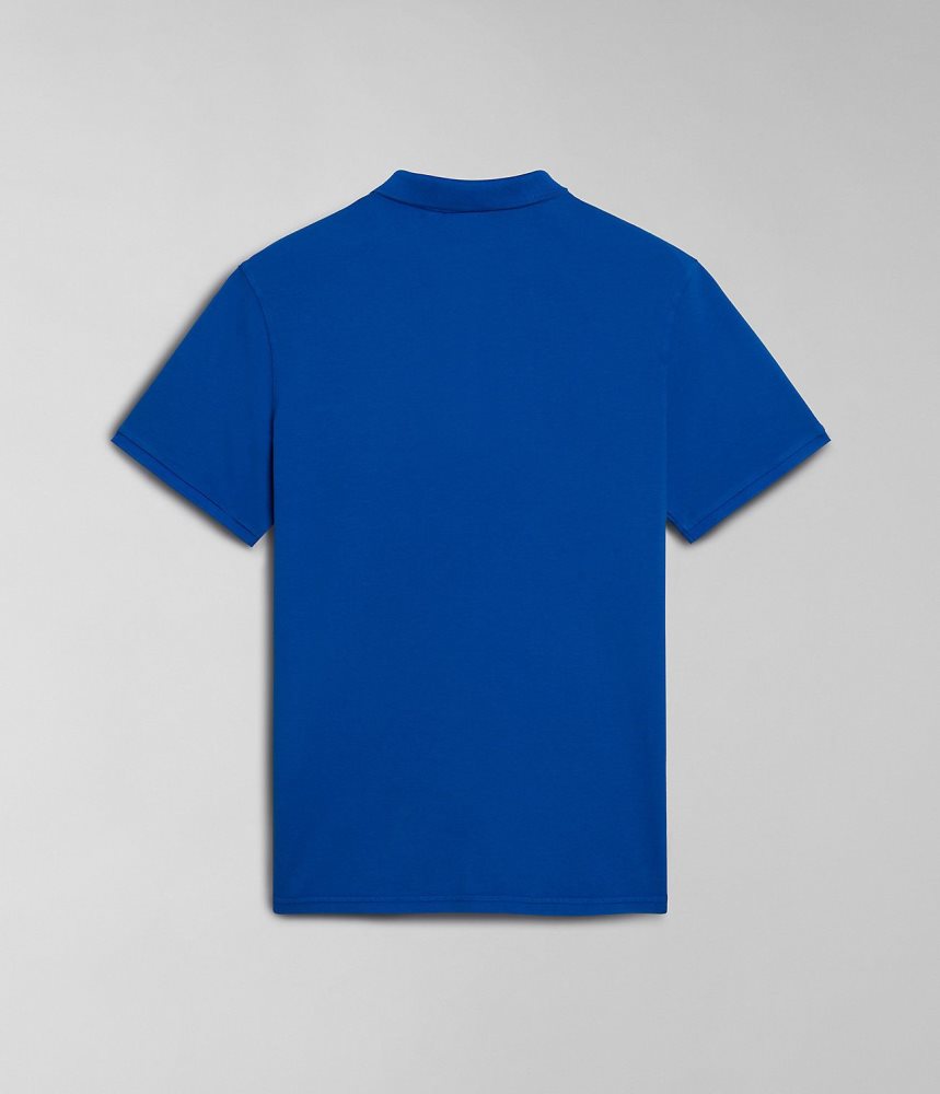 Napapijri Colville Short Sleeve Polo Shirt Poloshirt Heren Blauw | DSOGJAB-32