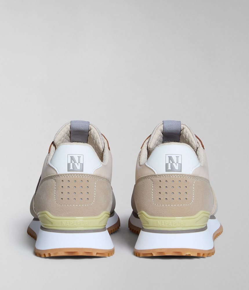 Napapijri Cosmos Trainers Sportschoenen Heren Beige | ZRUTJGI-84