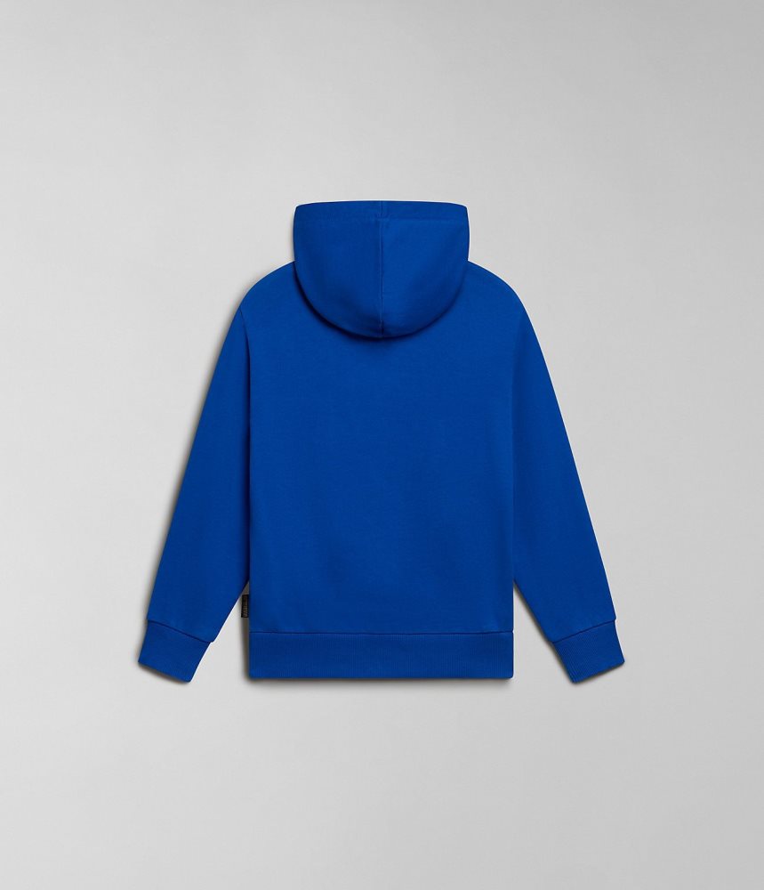Napapijri Cree Hoodie (4-16 YEARS) Hoodie Kinderen Blauw | UHDWJIY-53