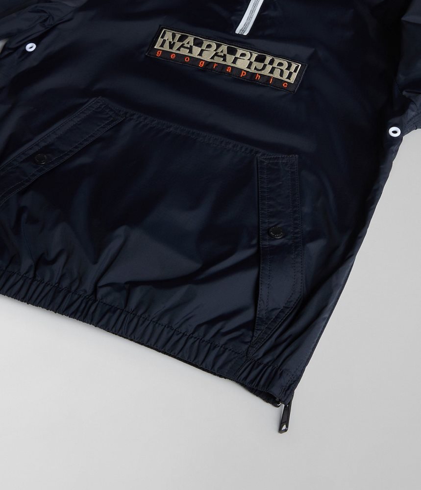 Napapijri Cree Packable Anorak (4-16 YEARS) Anoraks Kinderen Zwart | TLXZPEC-96