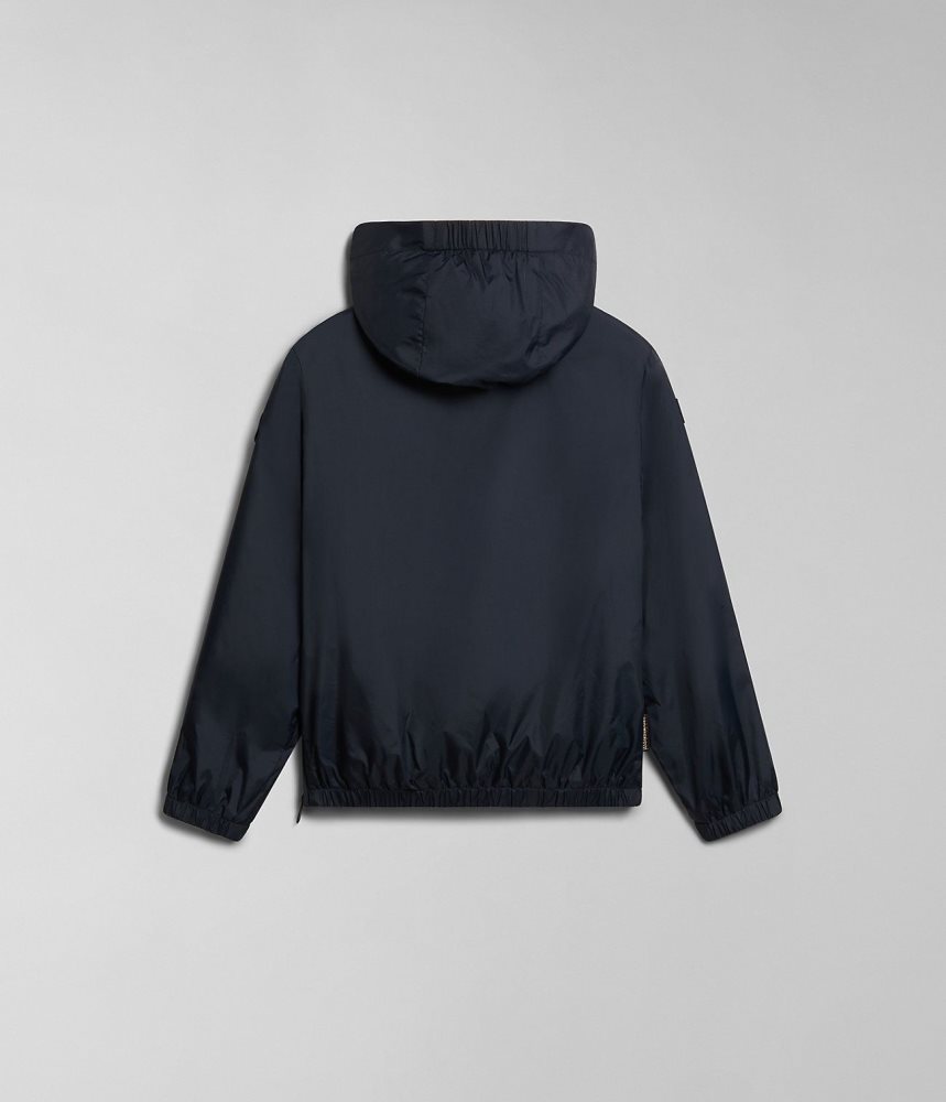 Napapijri Cree Packable Anorak (4-16 YEARS) Anoraks Kinderen Zwart | TLXZPEC-96